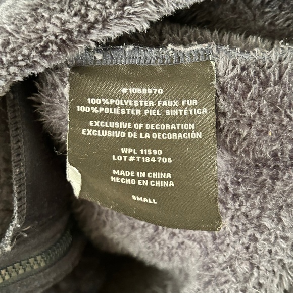 32 Degrees Navy Blue Plush Fleece Zip Up Jacket - Picture 15 of 16